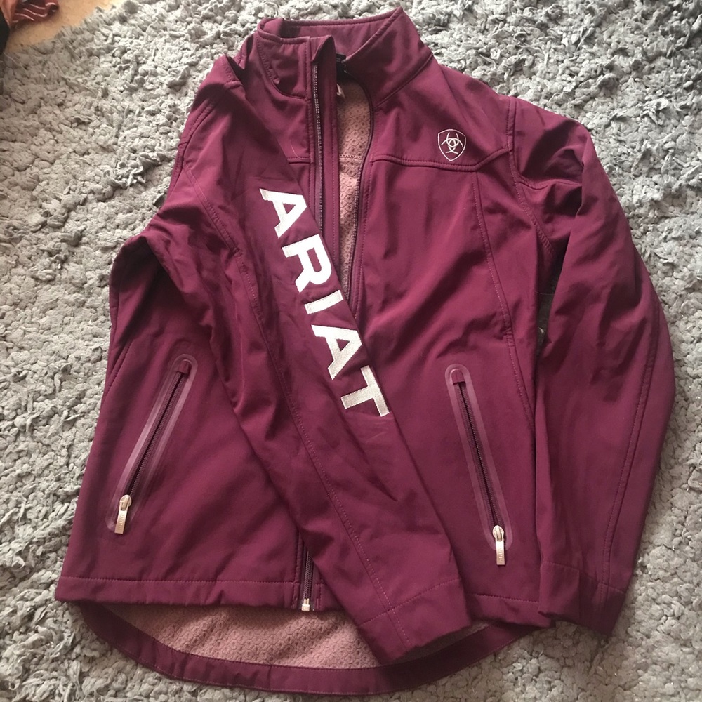 Burgundy Ariat Jacket